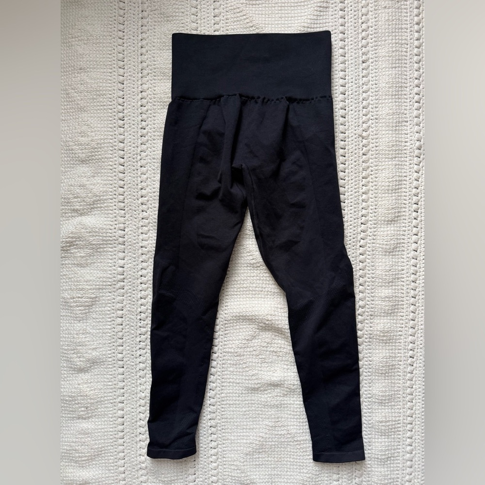 LNDR The Chisel 7/8 Leggings Black Womens Large/XL Super Sculpt Seamless - Picture 11 of 12